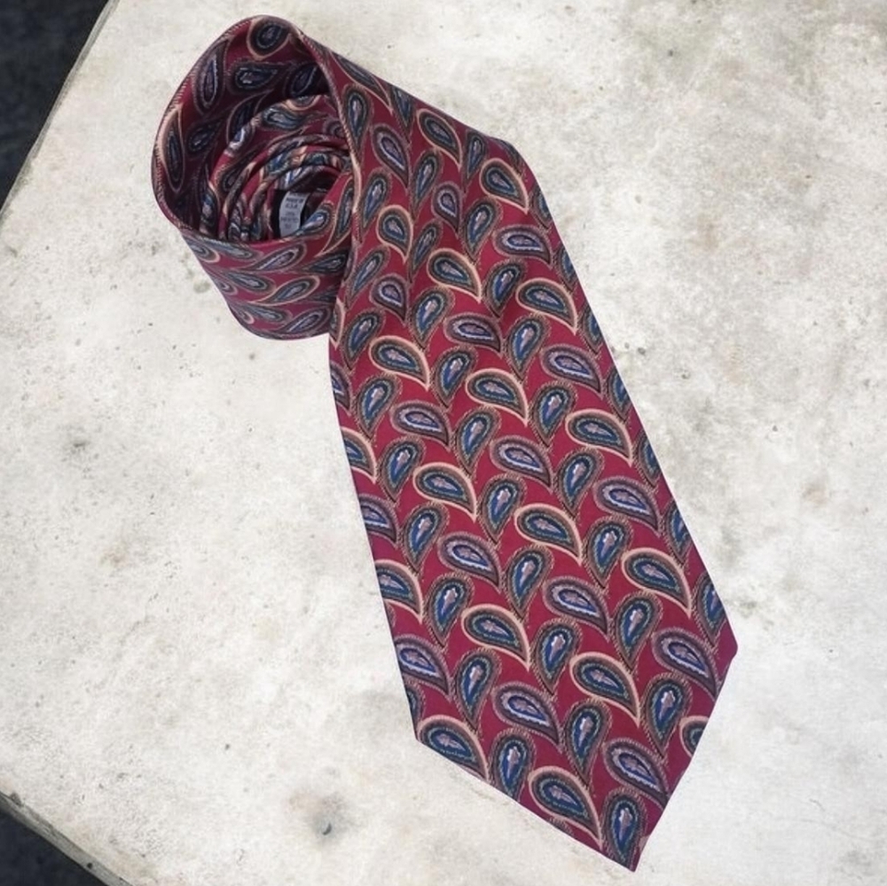 Oscar de la Renta Neckwear Men's Tie Couture on Made in USA 100% silk